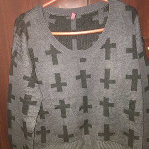 Women's dark grey sweater